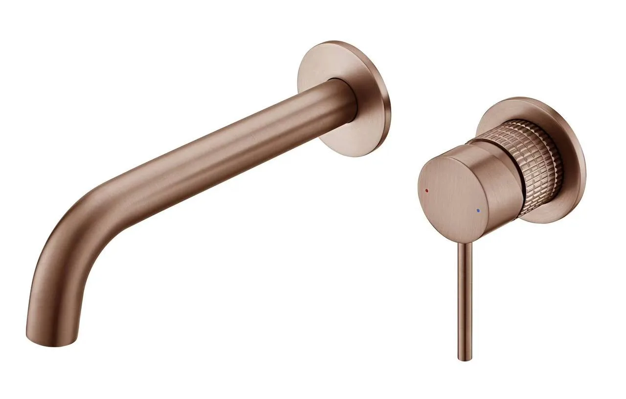 Смеситель для раковины скрытого монтажа HANZ Brushed Rose Gold