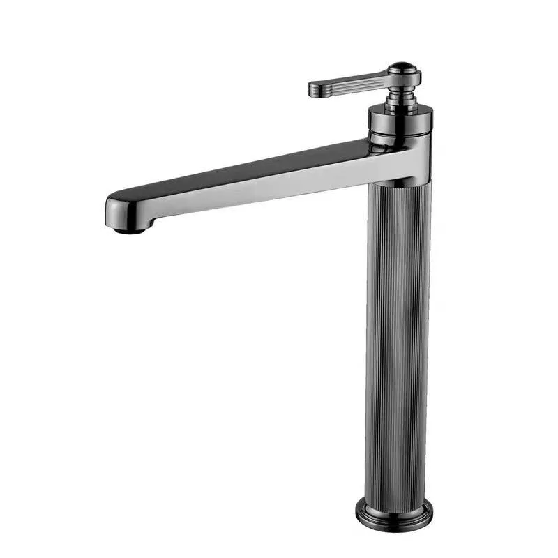 Высокий смеситель для накладной раковины HANZ Gun Grey